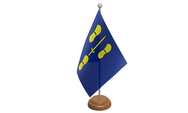 Cheshire Small Flag with Wooden Stand